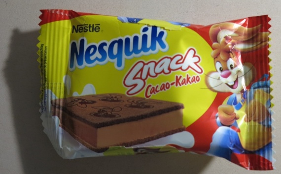 Пирожное бисквитное с какао и молочным кремом Nesquick содержит пальмовое масло